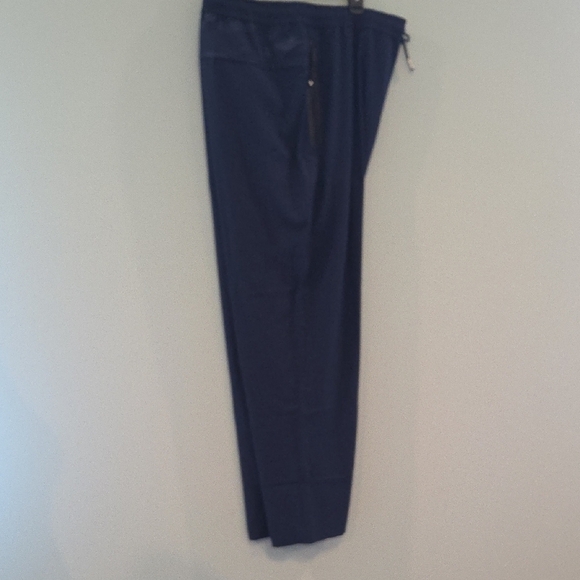 Travels Together With You Pants Elastic Waistband Navy Blue Men's Size 3XL NWT - Picture 10 of 14